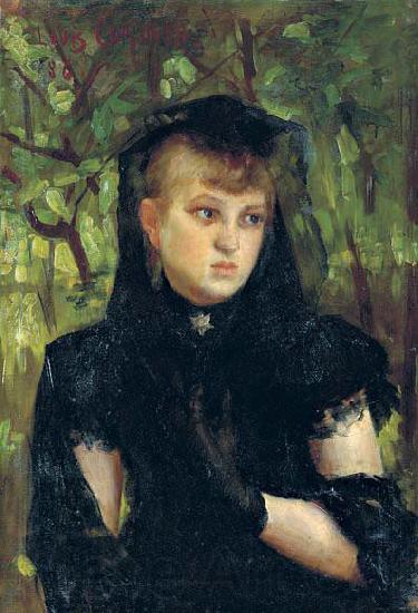 Lovis Corinth Portrat Frau Behn